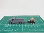 Ihc Ho 1/87 International Service Truck W/custom Built Spool Trailer. Fixed Price $49.99.