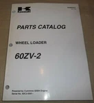 Kawasaki 60ZV-2 Wheel Loader Parts Manual Book Catalog S/n 60C3-5001-UP. Fixed Price $34.99.