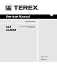 Terex AL4000 Light Tower Service Manual On Paper Part No 218567. Fixed Price $34.00.