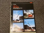 Link-belt HSP-8055 Rough Terrain Crane Specification Lifting Capacities Manual. Fixed Price $40.85.