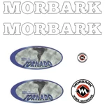 Morbark Tornado 13 Decals, Repro Wood Chipper Sticker Kit, Uv Laminated. Fixed Price $160.00.
