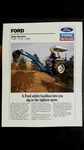 Ford Utility Backhoe 756B 757B 758B Brochure 1989 Agriculture. Fixed Price $22.99.