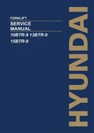 Hyundai 10BTR-9 13BTR-9 15BTR-9 Forklift Service Paper Manual. Fixed Price $110.00.