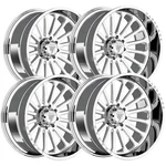 (set Of 4) Hardcore Forged Trump 22X12 8X170 -44MM Polished Wheels Rims 22" Inch. Fixed Price $3465.96.