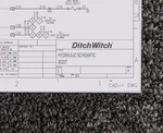 Ditch Witch Trencher 8020T Hydraulic Schematic Manual Diagram. Fixed Price $99.16.