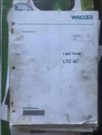 Wacker Neuson Ltc 4L Light Tower Shop Service Repair Manual Cover Is Dirty. Fixed Price $45.00.