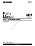 Caterpillar 262C2 Skid Steer Loader Parts Catalog Manual SEBP5932. Fixed Price $139.00.