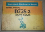 Komatsu D57S-3 Track Loader Operator Operation & Maintenance Manual 7001-UP. Fixed Price $29.99.