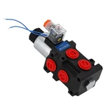 Electric Solenoid Hydraulic Control Valve 12V 13GPM 6-PORT Sae Thread 3625PSI. Fixed Price $78.52.