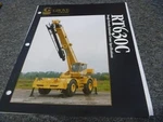 Grove RT630C Rough Terrain Hydraulic Crane Specifications Manual. Fixed Price $77.54.