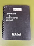 Link-belt LS-518 Lattice Boom Crawler Crane Operators & Maintenance Manual. Fixed Price $88.99.