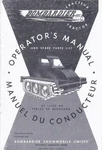 Operator's Manual And Spare Parts List Bombardier J-5 48" Tractor Sidewalk Plow. Fixed Price $29.98.