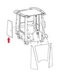 Cab Glass Wheel Loader Door - Right Hand Fits John Deere 724K 624K 524K 644K. Fixed Price $263.99.