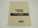 Woods BH650-2 BH750-2 Backhoe Operator's Manual And Parts List. Fixed Price $18.99.
