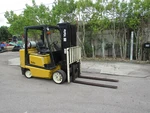Yale GLC080 8000 Lb Forklift Propane Engine - 185" 304 Hrs Solid Tires. Fixed Price $32500.00.