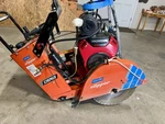 Walk Behind Concrete Saw. Fixed Price $3600.00.