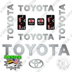 Fits Toyota 8FBCU25 Decal Kit Forklift - 7 Year 3M Outdoor Vinyl!. Fixed Price $84.95.