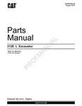 Caterpillar 312E Excavator Parts Catalog Manual. Fixed Price $145.00.