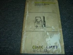 Clark GCS12 GCS15 GCS17S Forklift Truck Owner Operator User Manual Xz. Fixed Price $86.49.