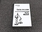 Genie Z45-25RT Articulated Boom Lift Parts Catalog Manual. Fixed Price $120.50.