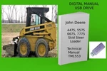 John Deere 4475 5575 6675 7775 Skid Steer Loaders Technical Manual See Desc.. Fixed Price $24.99.