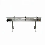 Globaltek 8 X 4.5 S/s Inline Conveyor With Table Top Plastic Belt. Fixed Price $4450.00.