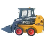 Cfg Mini Skid Steer 1.25TON Wheel Loader 33HP Gasoline Rato Engine Yellow KRW232. Fixed Price $13390.00.