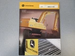 John Deere 330C Lc & 370C Excavators Brochure 16 Page Vg Condition. Fixed Price $40.00.