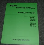 Tcm FG40T2 Forklift Truck Shop Service Repair Manual No. SEF-43BBE Xo. Fixed Price $167.84.