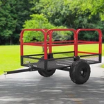 For Atv / Utv Heavy Duty Utility Cart Cargo Trailer Tow Behind Dump 1700LBS. Fixed Price $314.66.