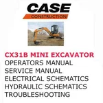 Case CX31B Mini Excavator Manual Operators Service Repair Shop Owners Pdf. Fixed Price $35.00.