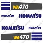 Fits Komatsu 470-6 Kit Wheel Loader Replacement Decals (wa 6). Fixed Price $199.95.