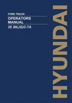 Hyundai 25LC-7A 30LC-7A Fork Truck Operators User Manual. Fixed Price $75.00.
