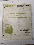 Fork Maintenance Adjustment Clarklift C500 030 040 050 060 1983 Shop. Fixed Price $87.50.
