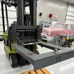 Forklift Trailer Spotter Fixture Heavy Duty. Fixed Price $495.00.