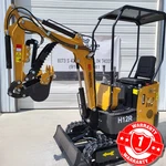 New Mini Excavator Agt Industrial 1-TON H12R 13.5HP Digger Hydraulic Thumb. Fixed Price $4000.00.