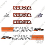 Fits Kubota Kit Mini Excavator Replacement Decals (kx 161-3). Fixed Price $99.95.