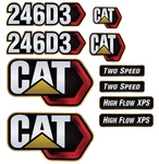 For Caterpillar 246D3 Skid Steer Replacement Decal Set Free Shipping. Fixed Price $139.00.
