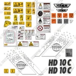 Fits Hamm HD10C Kit Smooth Drum Vibratory Tandem Roller Decals - 3M Vinyl!. Fixed Price $124.95.