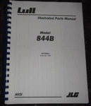 Lull Jlg 844B Series Telehandler Forklift Illustrated Parts Manual Book Catalog. Fixed Price $49.99.