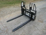 Bradco 48" 5,500 Pound Walk Through Pallet Forks Skid Steer Attachment Ship $199. Fixed Price $1099.99.