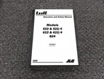 Lull Jlg 522-4 622-4 824 Telehandler Safety Operator Manual 10709977. Fixed Price $120.40.
