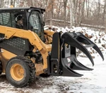Grapple Saw Attachment Bobcat Deere Skid Steer Hd Halverson HWP200GS. Fixed Price $10250.00.