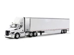 Freightliner Fifth Generation Cascadia Day Cab - White W/ 53' Utility Trailer. Fixed Price $109.99.