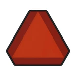 New Oem John Deere Slow Moving Vehicle Emblem With No Premask Label - JD5929. Fixed Price $17.73.