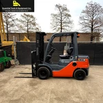 2022 Toyota 8FDU25 5,000 Lbs Diesel 3-STAGE Pneumatic Forklift Ss- 5,142 Hrs. Fixed Price $19440.00.