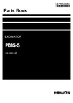 Komatsu PC05-5 Excavator Parts Catalog Manual Sn. Fixed Price $149.00.