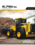 Equipment Brochure Hyundai HL740-9A Wheel Loader C2013 (E8794). Fixed Price $13.12.