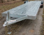 New 2026 35 Ft Hot Dip Galvanized Car Open Hauler Trailer Flatbed 14,000 Lbs. Fixed Price $7850.00.