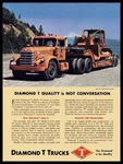 1961 Diamond Truck W. Flatbed Trailer New Sign 24X30" Usa Steel Xl Size. Fixed Price $144.88.